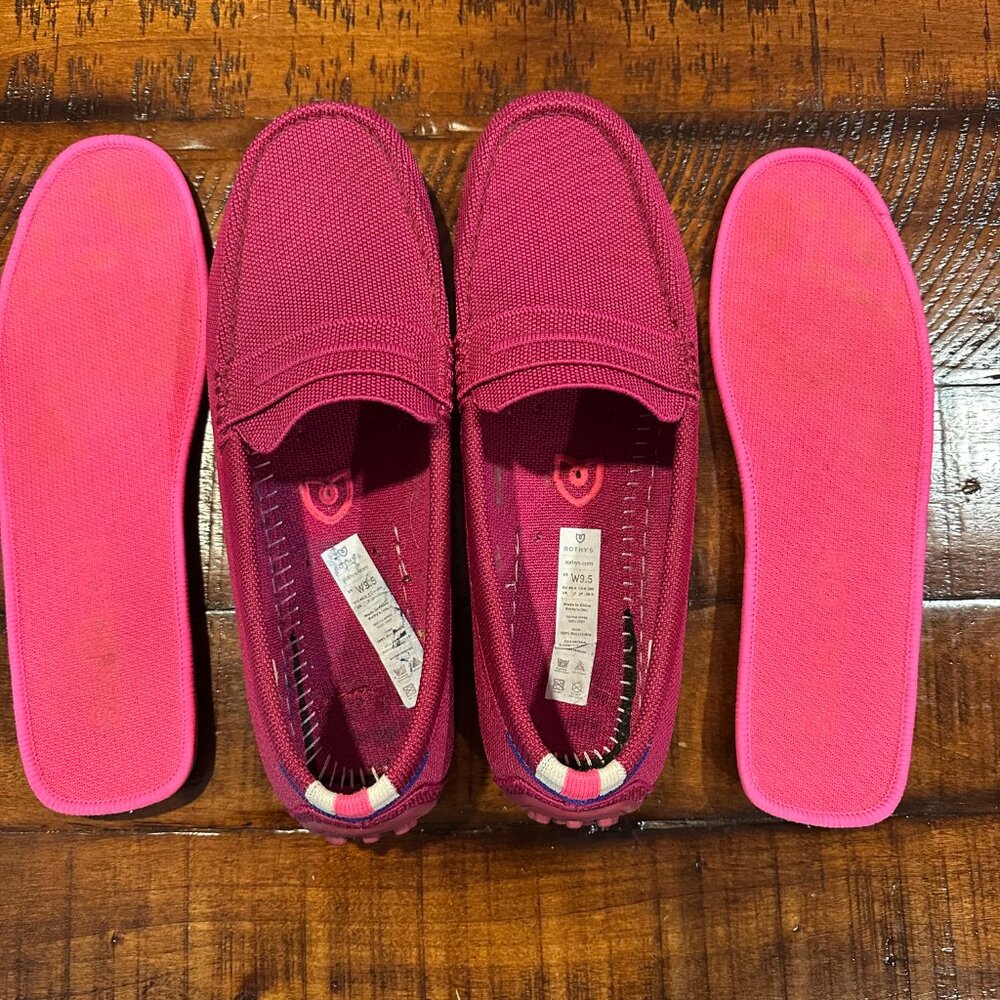 Rothy's Raspberry Drivers size 9.5 - Picture 6 of 6